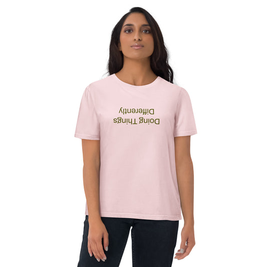 Doing things differently — Unisex organic cotton t-shirt